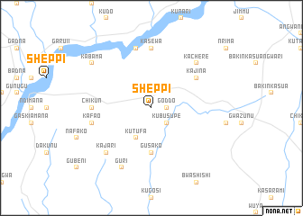 map of Sheppi