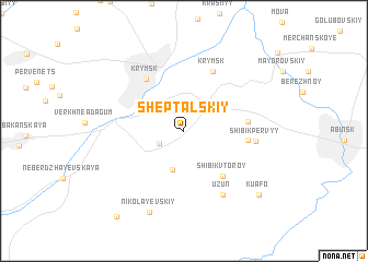map of Sheptal\
