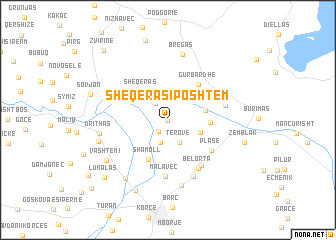 map of (( Sheqeras i Poshtëm ))