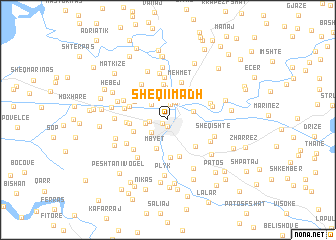 map of Sheqi i Madh