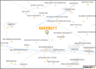 map of Sherauty