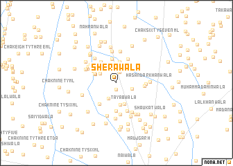 map of Sherāwāla