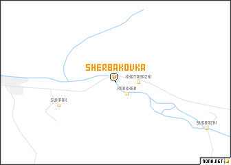 map of Sherbakovka