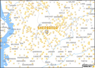 map of Sher Bānda