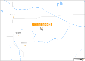 map of Sherbrooke