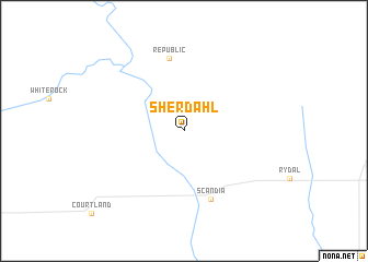 map of Sherdahl