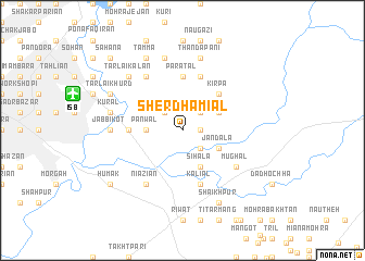 map of Sher Dhamiāl