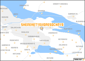 map of Sheremet\