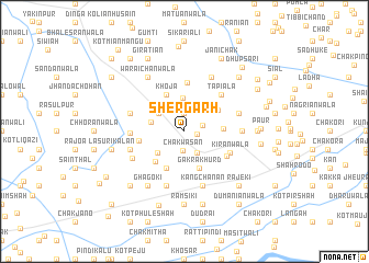 map of Shergarh