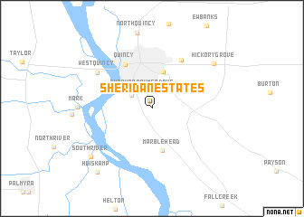 map of Sheridan Estates