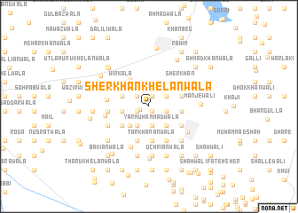map of Sher Khān Khelānwāla