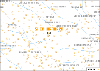 map of Sher Khān Marri