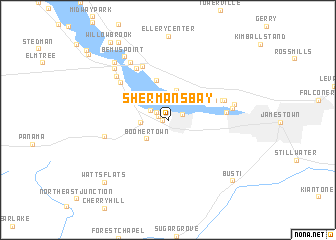 map of Shermans Bay