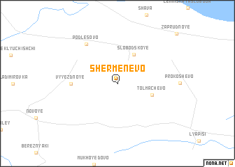 map of Shermenevo
