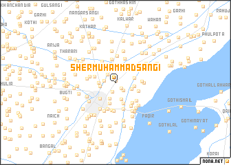 map of Sher Muhammad Sāngi