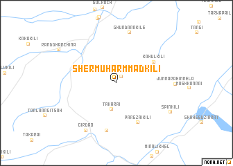 map of Sher Muharmmad Kili