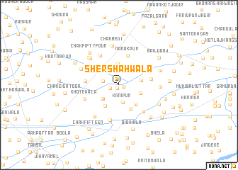 map of Sher Shāhwāla