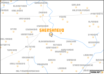 map of Shershnëvo