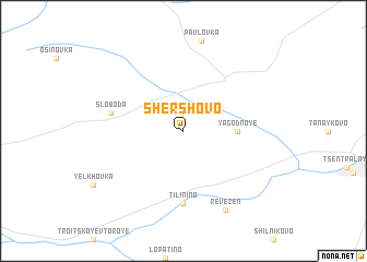 map of Shershovo