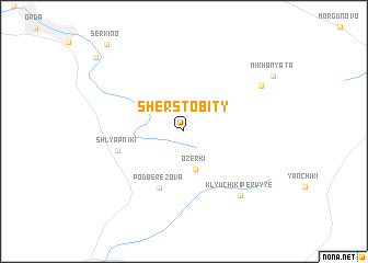 map of Sherstobity