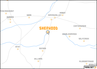 map of Sherwood