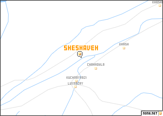 map of Shesh Āveh