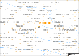 map of Shesherovichi