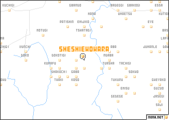 map of Sheshi Ewowara