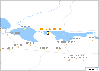 map of Shestakova