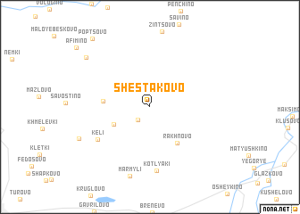 map of Shestakovo