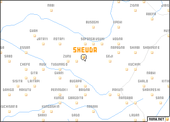 map of Sheuda