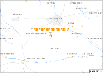 map of Shevchenkovskiy