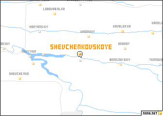 map of Shevchenkovskoye