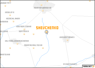 map of Shevchenko