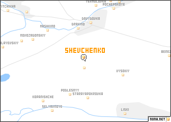 map of Shevchenko