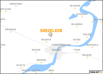 map of Shevelëvo