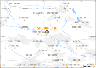 map of Shevington