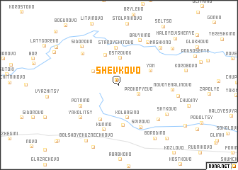 map of Shevkovo