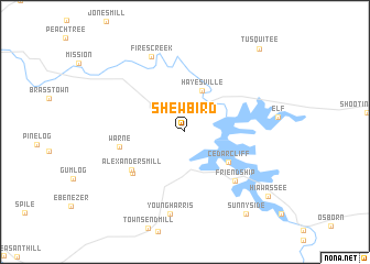 map of Shewbird