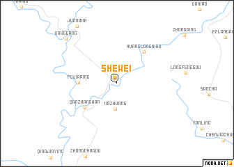 map of Shewei