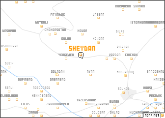 map of Sheydān