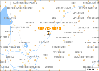 map of Sheykhbābā