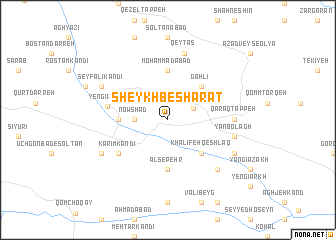 map of Sheykh Beshārat
