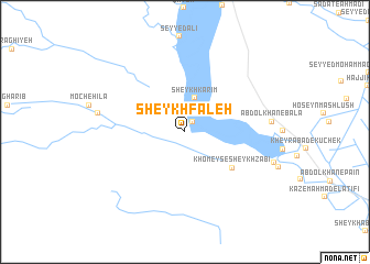 map of Sheykh Fāleḩ