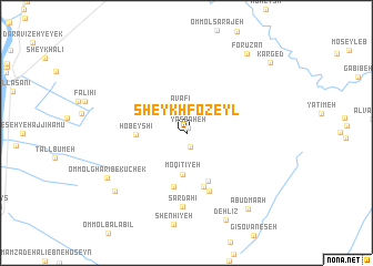 map of Sheykh Foẕeyl