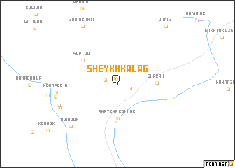 map of Sheykh Kalag