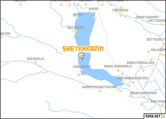 map of Sheykh Karīm