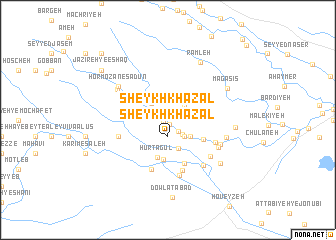 map of Sheykh Khaz‘al