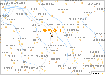 map of Sheykhlū