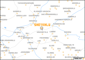 map of Sheykhlū